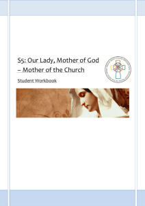 Mary, Mother of God - This is our faith: senior phase