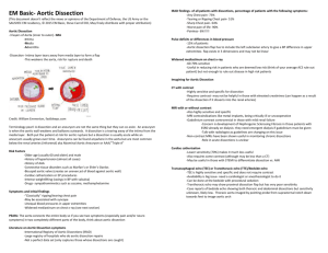 Aortic Dissection Show Notes (Word Format)