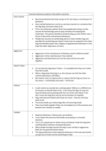 Common behaviour patterns that add to reactivity