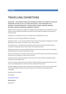 Questacon Travelling Exhibitions Factsheet