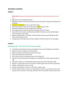 Illiad Chapter 7 and 8.9.10 Notes
