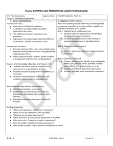 Order of Operations - scusd-math