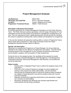 Project Management Graduate