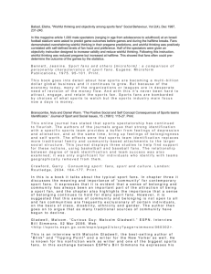 Babad, Elisha, "Wishful thinking and objectivity among sports fans