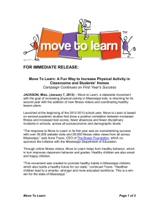 Move to Learn - Mississippi Press Association