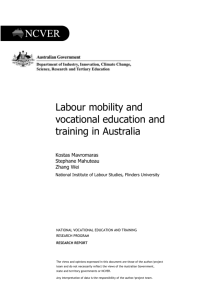 - National Centre for Vocational Education Research