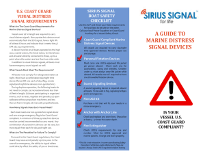 Guide to Marine Distress Signals