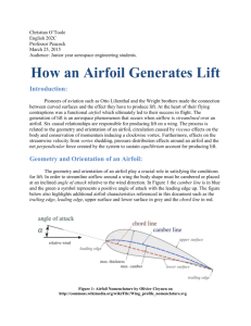 How an Airfoil Generates Lift