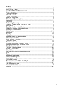 Contents - Chatelherault Primary School