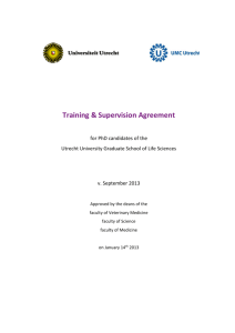 Training & Supervision Agreement