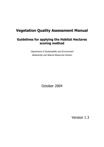 Vegetation Quality Assessment Manual V1_3 Chapters 1-11