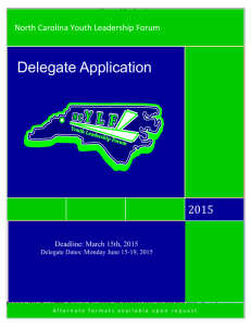 Delegate Application-2015