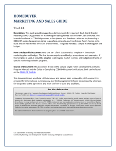 Disaster Recovery Homebuyer Marketing Sales