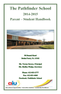 Student Handbook - Pathfinder School