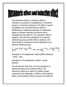 Inductive effect