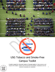 USG Tobacco and Smoke-Free Campus Toolkit