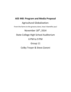 AEE 440: Program and Media Proposal