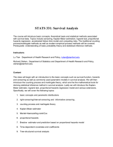 STATS 331: Survival Analysis