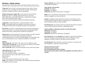 Febrile infants show notes (Word format)