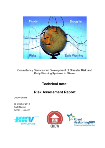 Technical Note – Risk mapping assessment report Draft