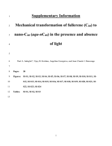 (C 60 ) to nano-C 60 (aqu-nC 60 )