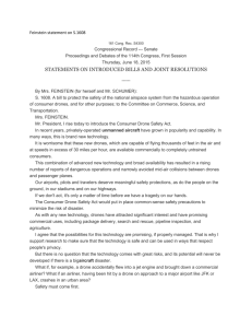 Here is Sen. Feinstein`s statement in the Congressional Report