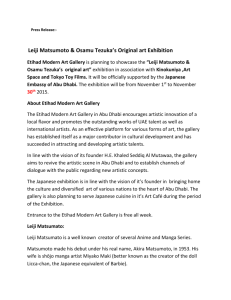 Press Release - Etihad Modern Art Gallery