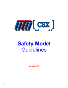 UTU-CSX Safety Model 2013