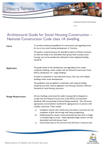 Architectural Guide for Social Housing Construction