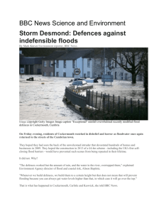 Defences against indefensible floods