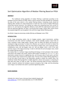 27.Sort Optimization Algorithm of Median Filtering Based on FPGA