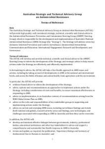 Australian Strategic and Technical Advisory Group on Antimicrobial