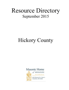 Hickory County - Masonic Home of Missouri