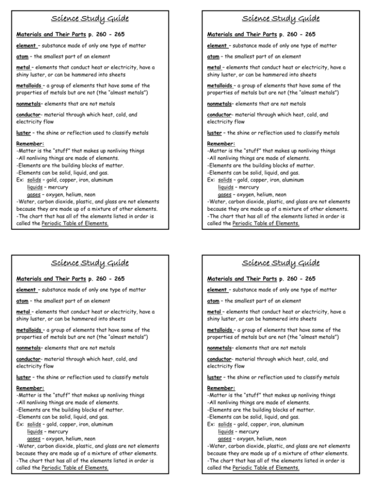 science-study-guide