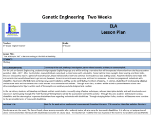 8th ELA Genetics and Bioengineering