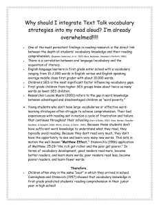 Why should I integrate Text Talk vocabulary strategies