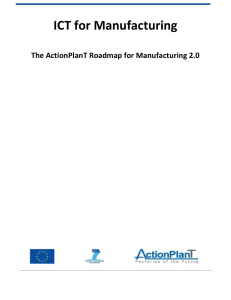 The ActionPlanT Roadmap for Manufacturing 2.0 - CORDIS