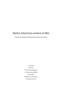Native American women in film - Utrecht University Repository