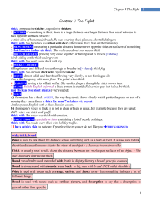 Chapter 3 The Fight Chapter 3 The Fight thick comparative thicker