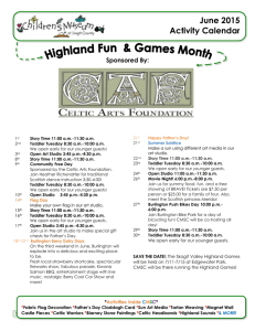 2015 June Highland Fun & Games Month