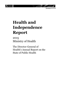 Health and Independence Report 2015