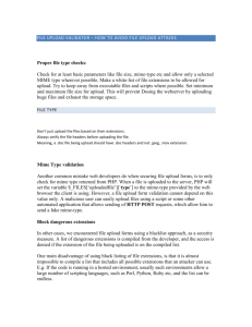 File Upload Validator
