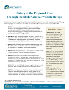 1997-98: Alaska Sen. Frank Murkowski introduces the King Cove