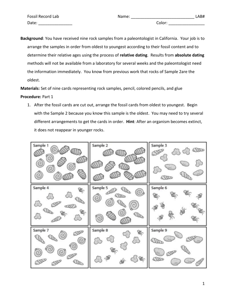 dating-the-fossil-record-worksheet-answers-escolagersonalvesgui