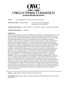 2015-2016 Project Abstracts - Oregon Wheat Grower`s League