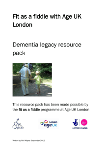 Dementia friendly green spaces are