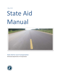 State Aid Manual - Minnesota Department of Transportation