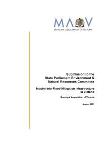 Submission to ENRC inquiry into flood mitigation infrastructure
