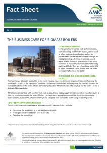 The Business Case for Biomass Boilers