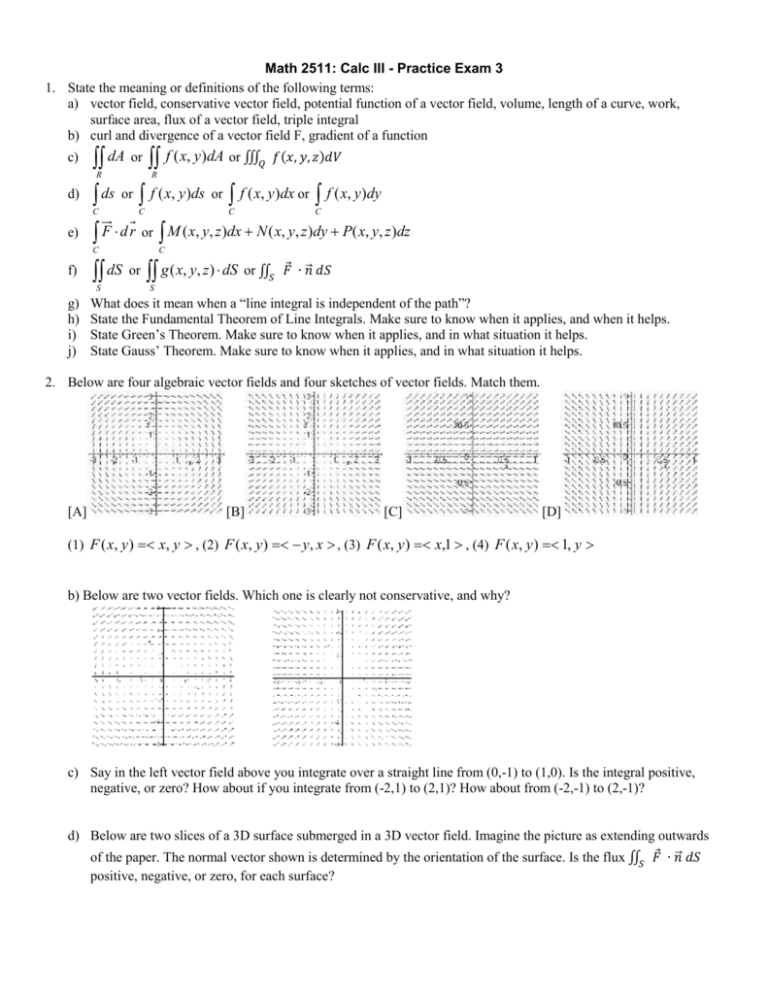 Exam 3 Practice